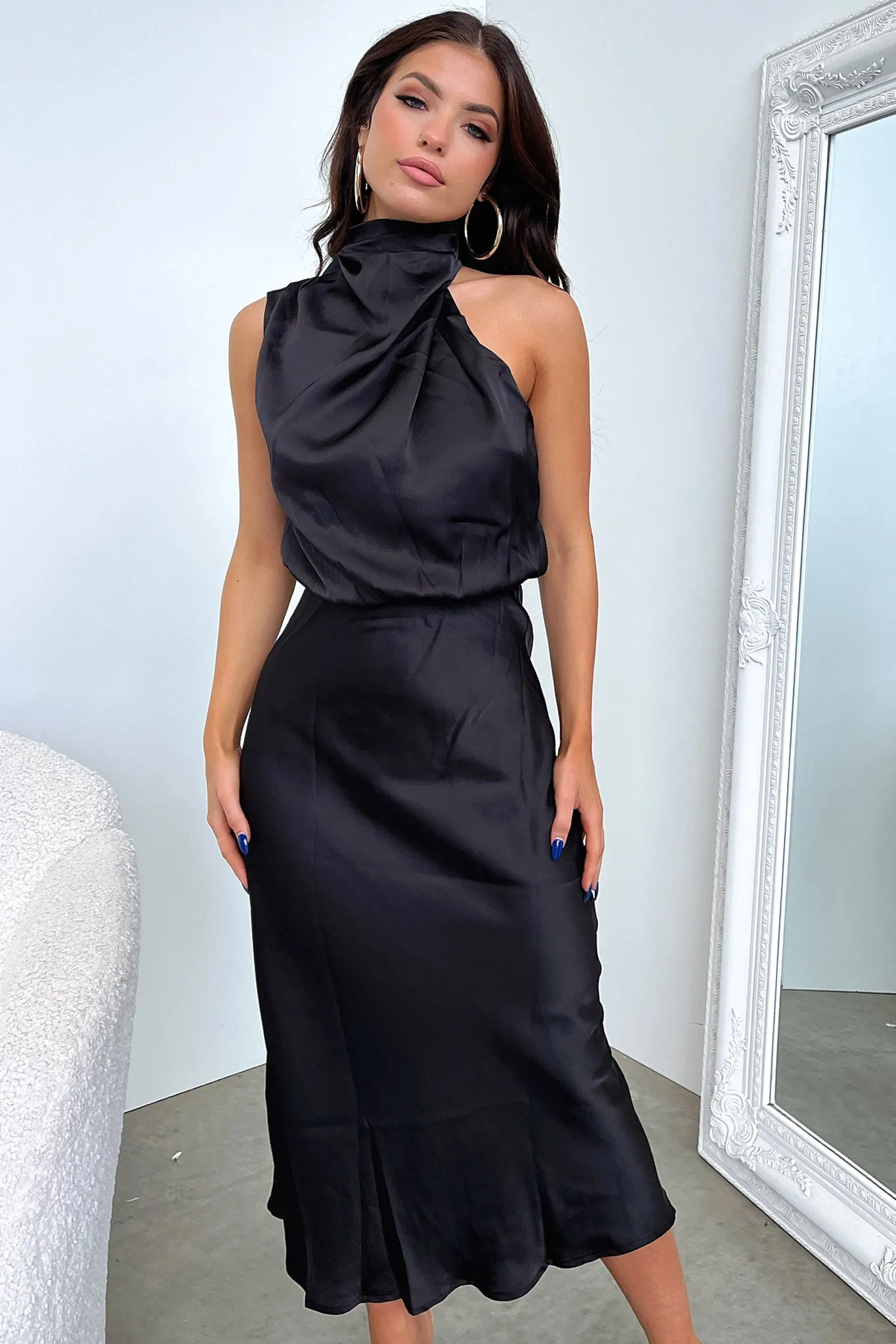 Picnic Ready Santorini Maxi Dress - Black