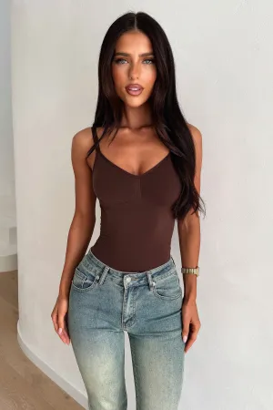 Work related collection Joella Shapewear Bodysuit - Brown