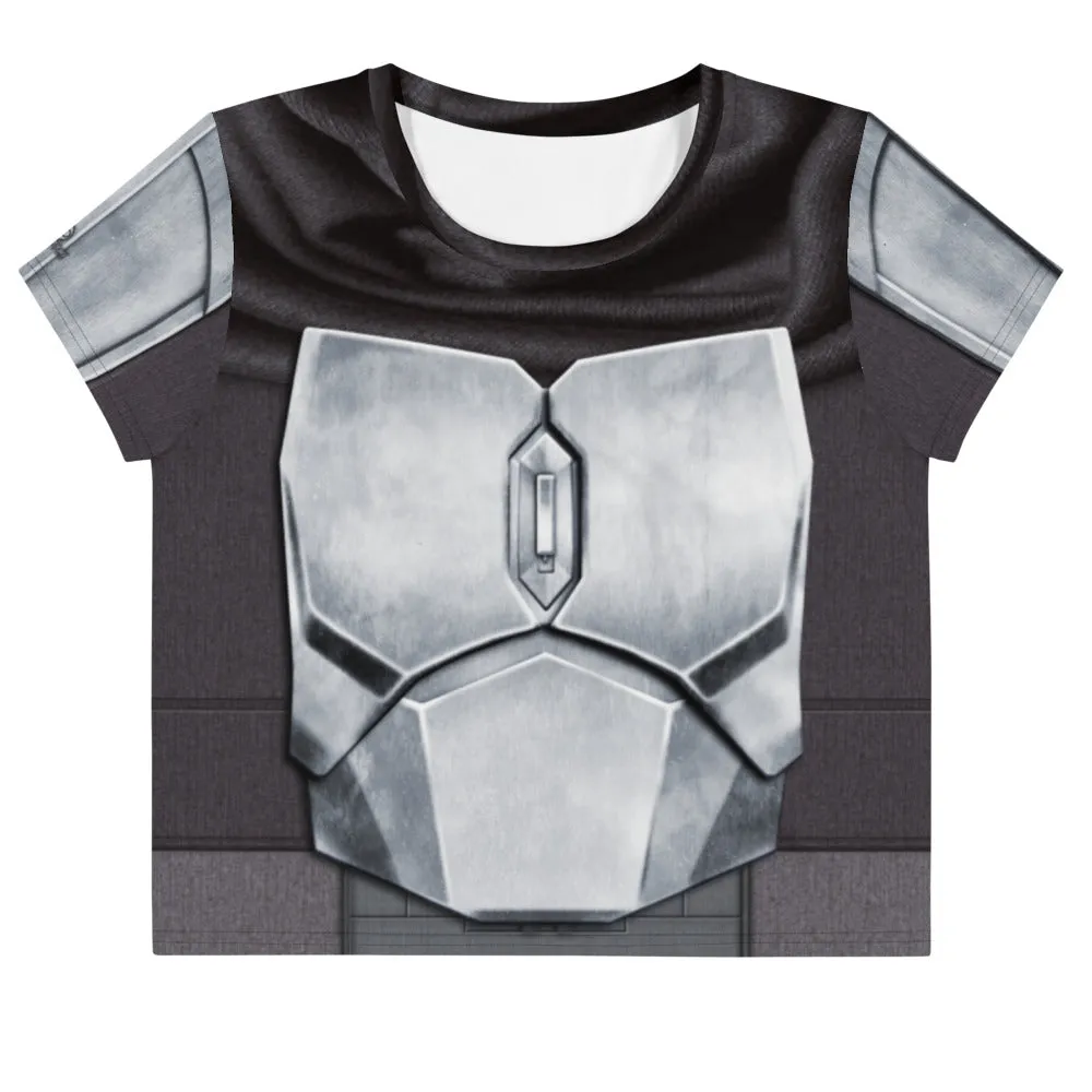 Platinum Loose Crop Top metal material