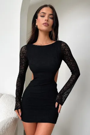 Casual Glam Yasmine Dress - Black