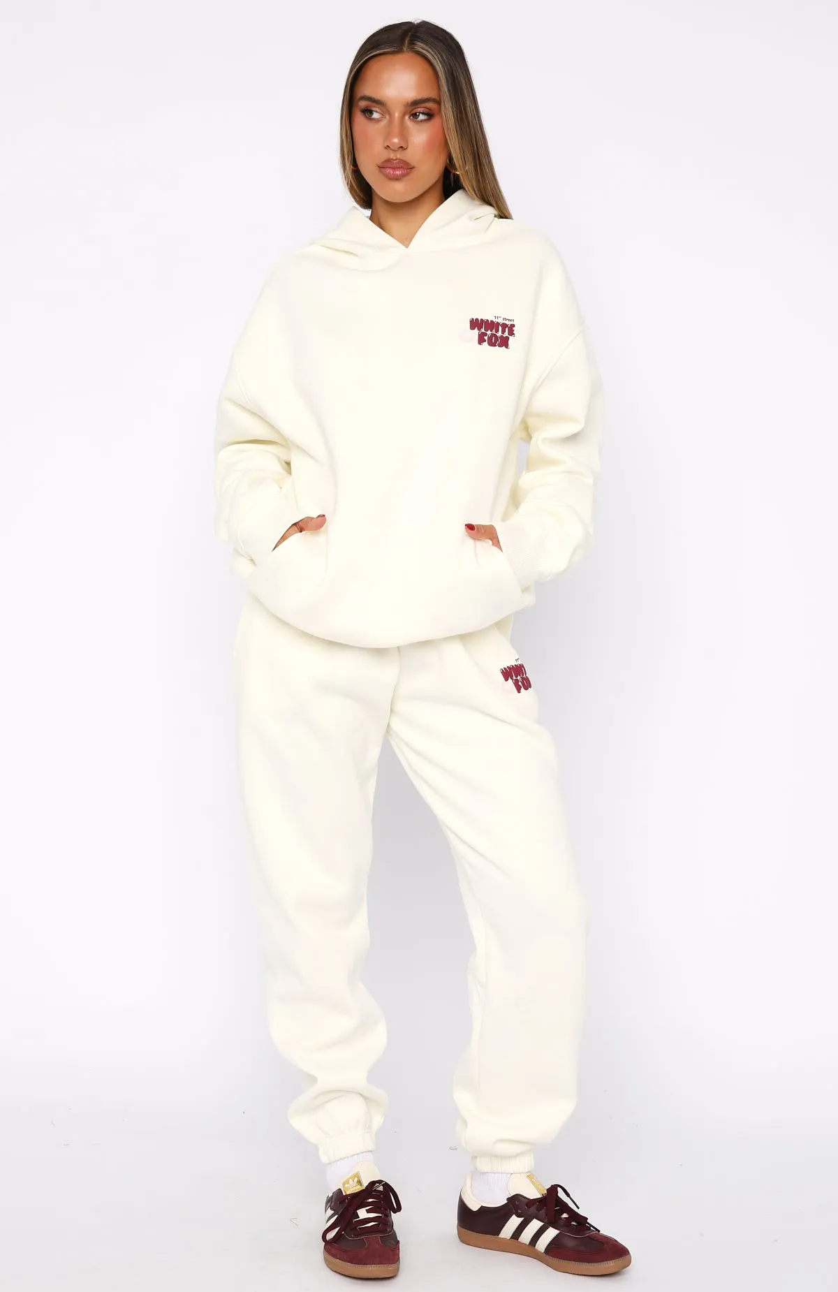 premium fabric 11th Street Sweet Kisses Sweatpants Cake Batter