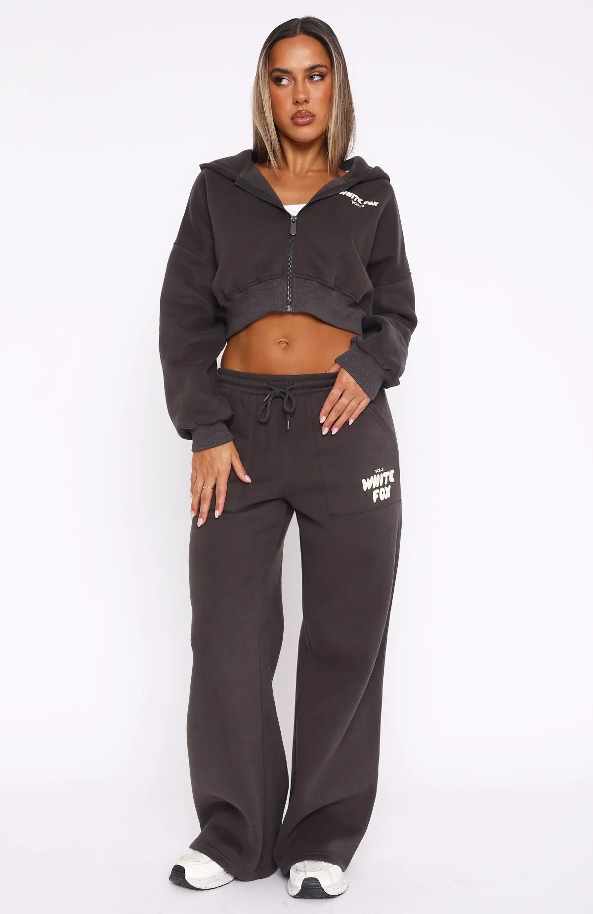 Premium Material Offstage Wide Leg Sweatpants Shadow