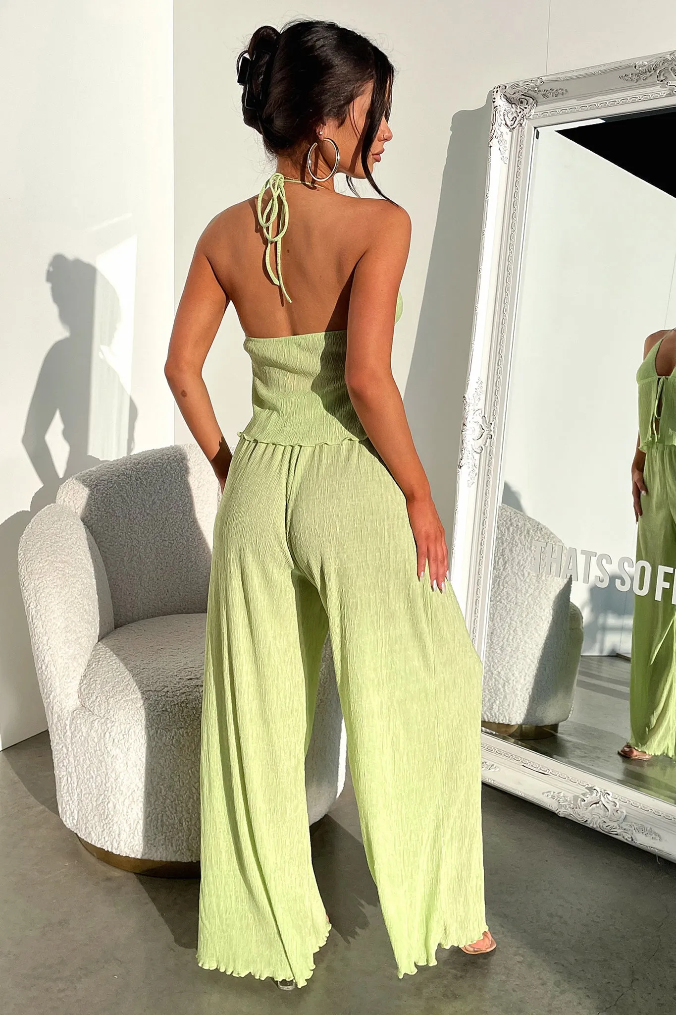 Prisha Halter Top - Green Good protection
