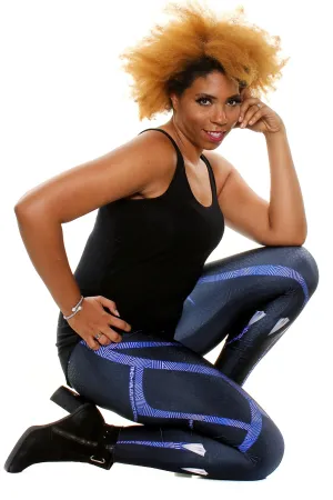 Hypoallergenic-material-attribute Organic Purrple Leggings