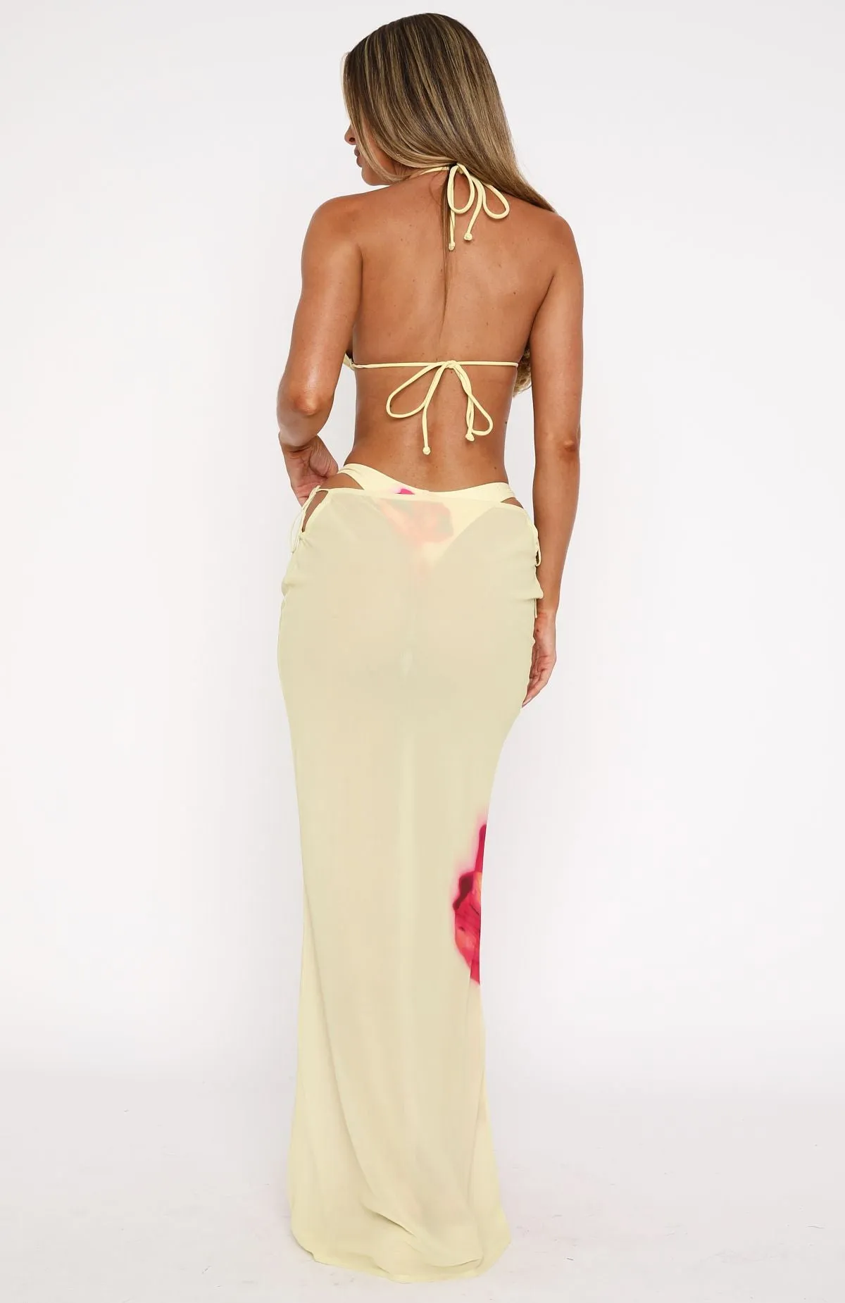 Quick Dry Shorts Luminous Maxi Skirt Lemon Lush