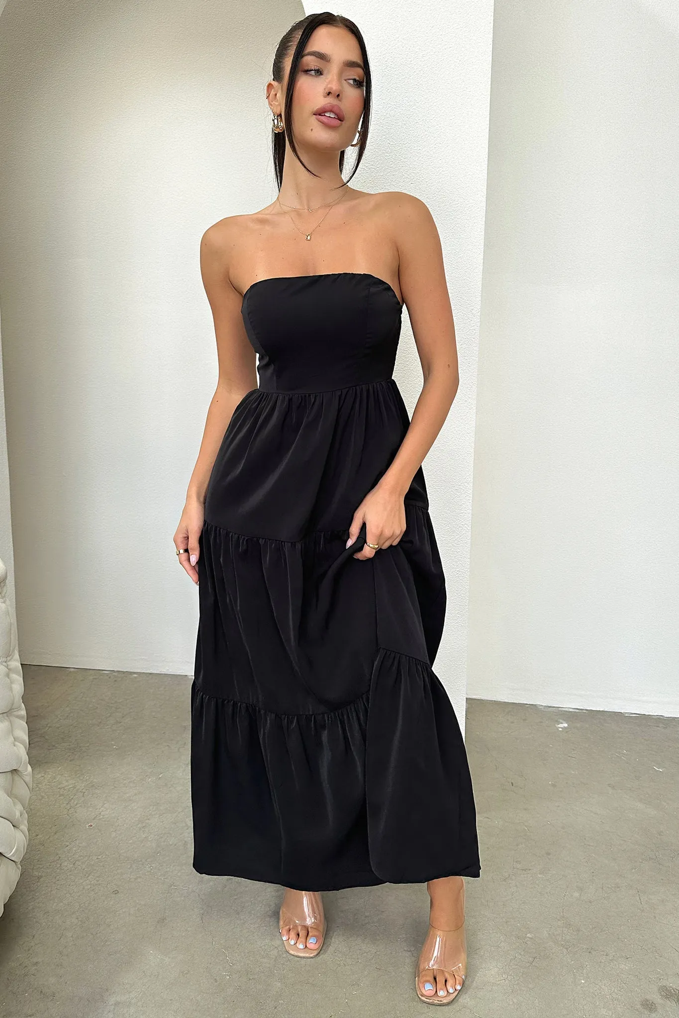 Quick Fit Hailey Maxi Dress - Black