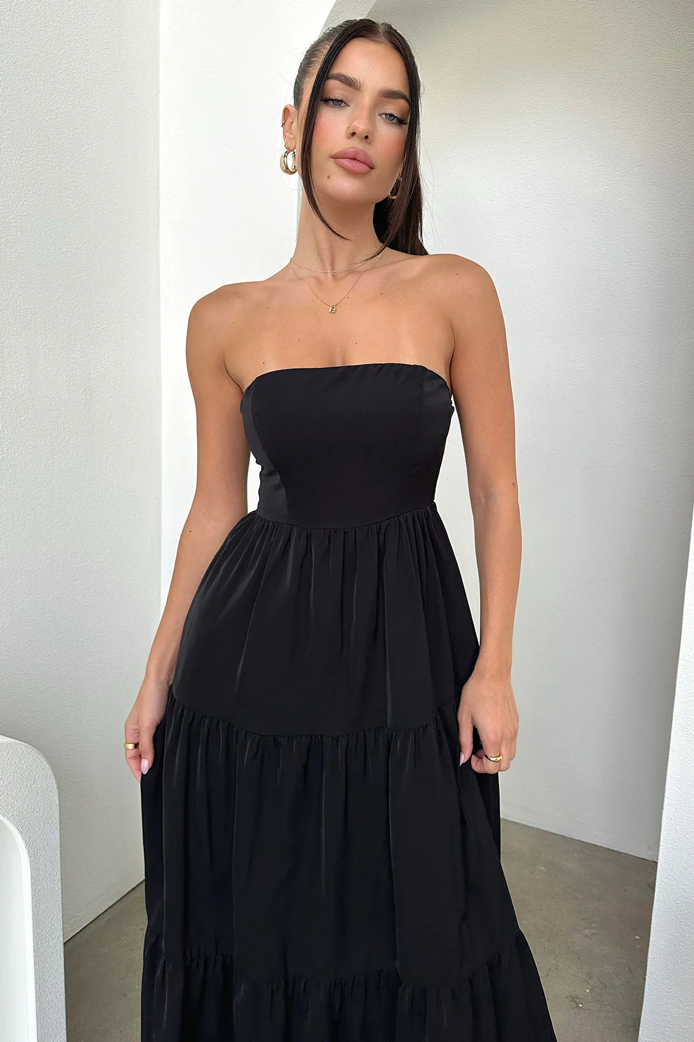 Quick Fit Hailey Maxi Dress - Black