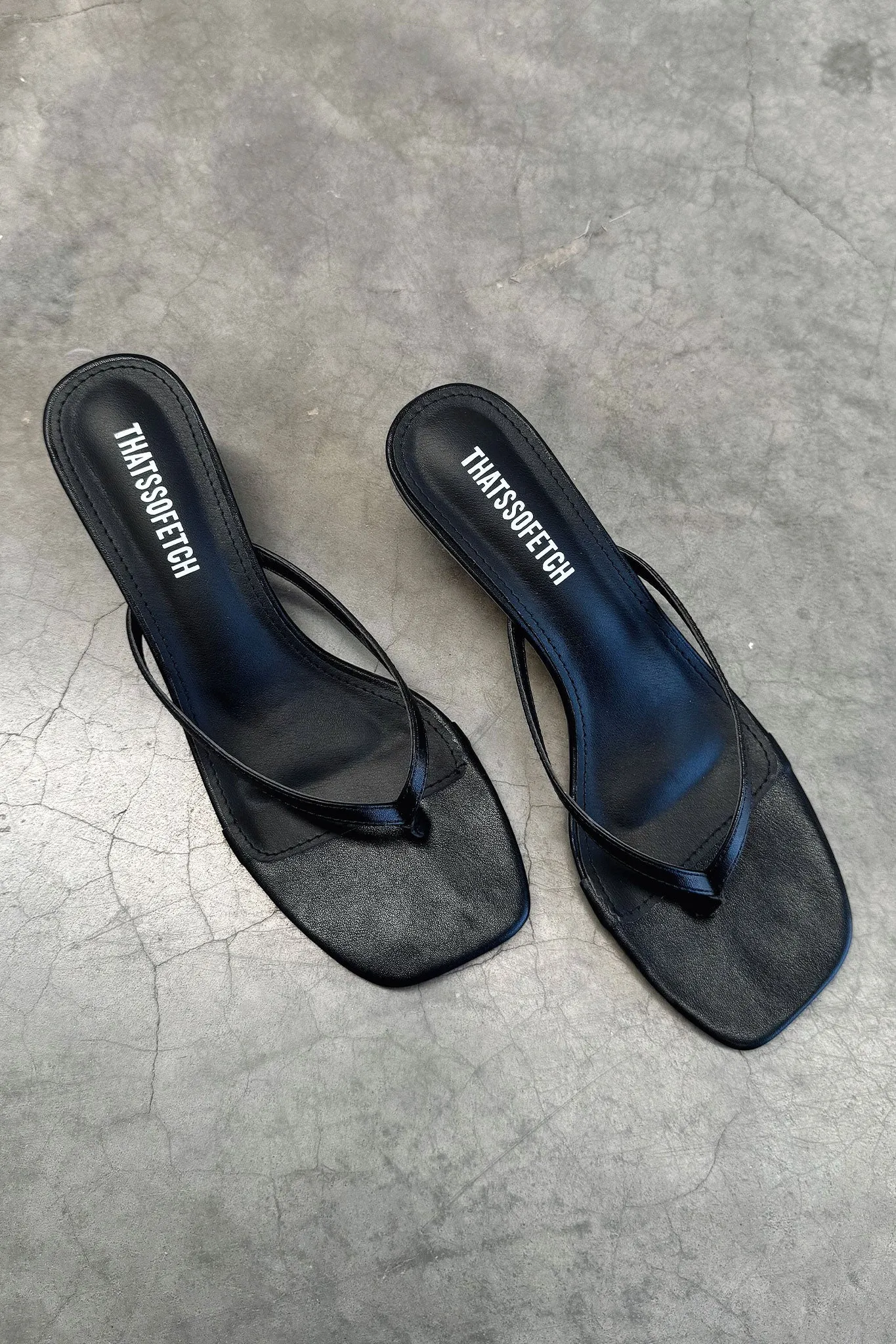 Ravi Heels - Black Fray-Resistant