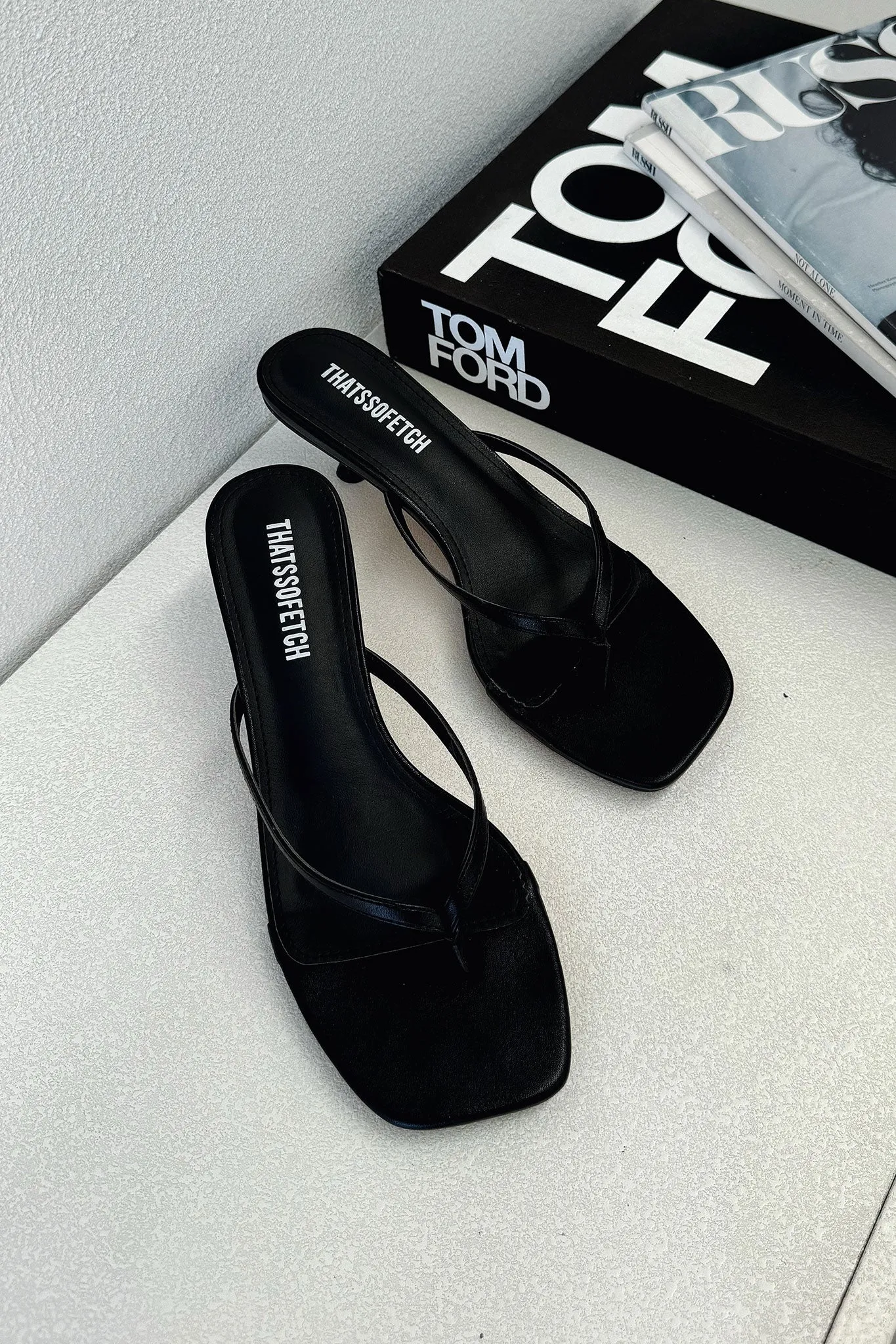Ravi Heels - Black Fray-Resistant