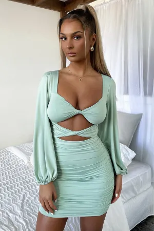 Party Glow Yelina Dress - Green