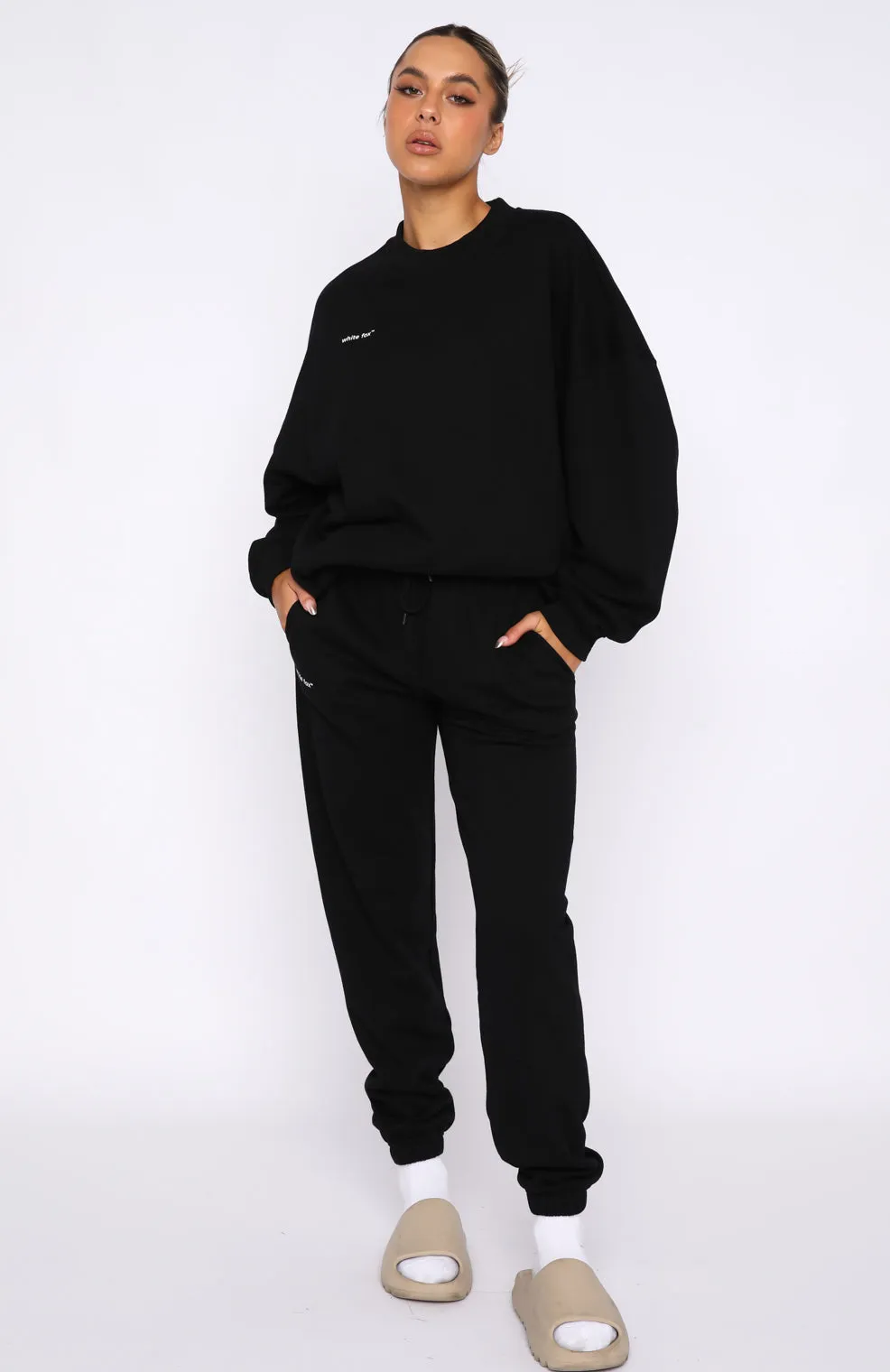 Relaxed Comfort Not An Issue Sweatpants Black
