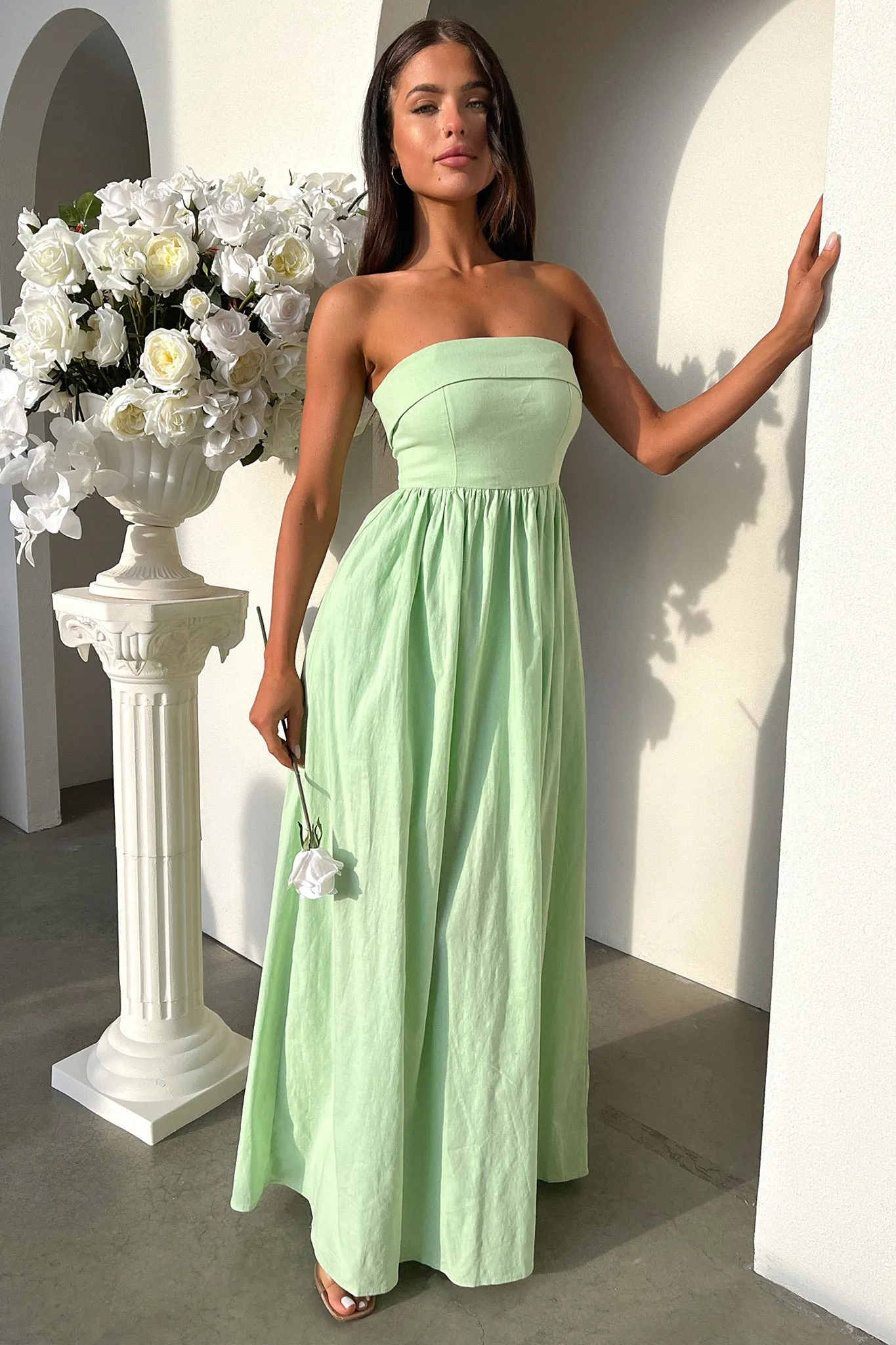 Light Wrap Cornell Maxi Dress - Sage