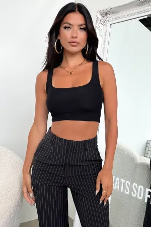 Remi Crop - Black Influencer