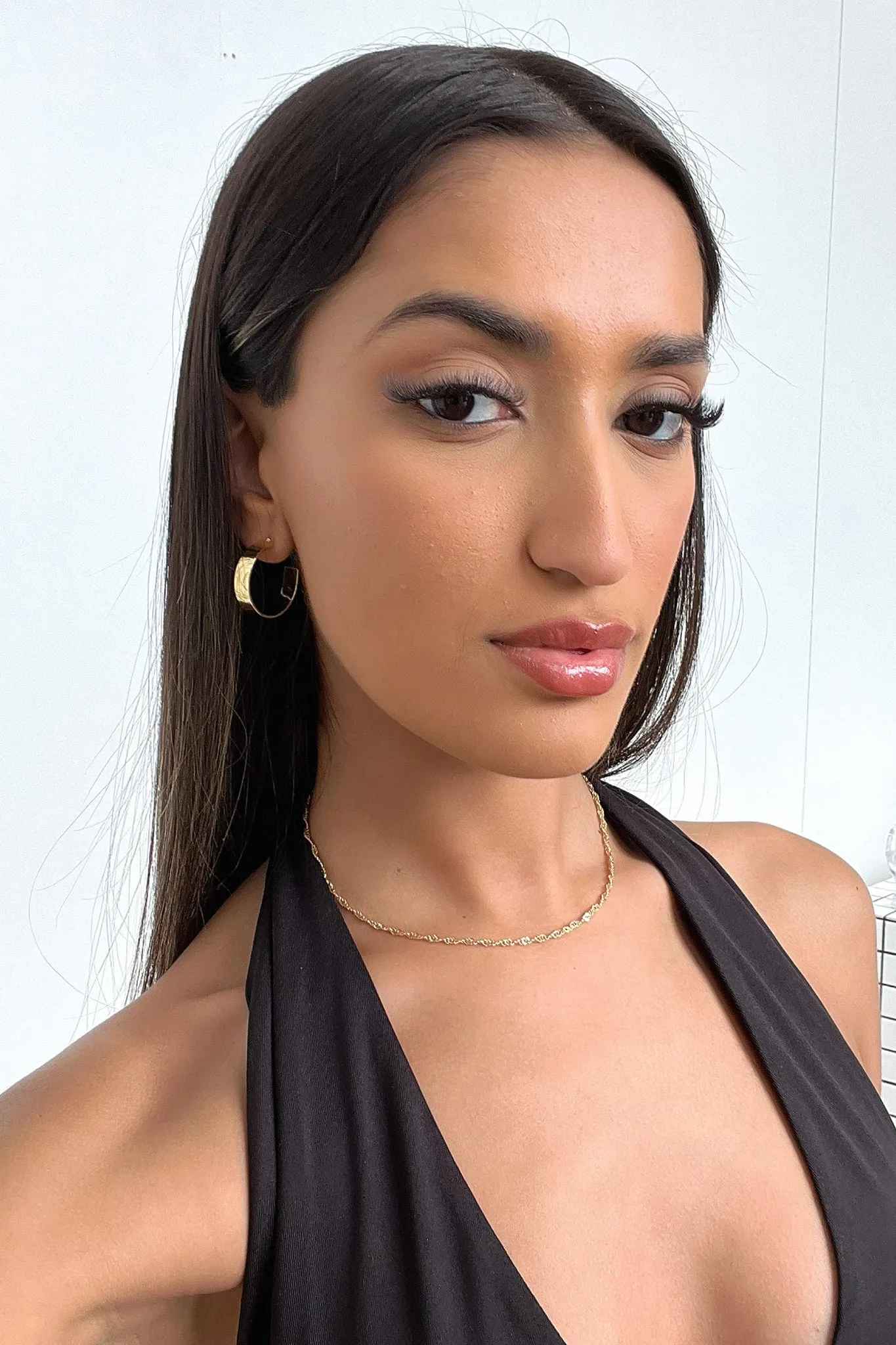 Remi Hoops - 18k Gold Plated Fashion-forward gems Designer fashion jewellery