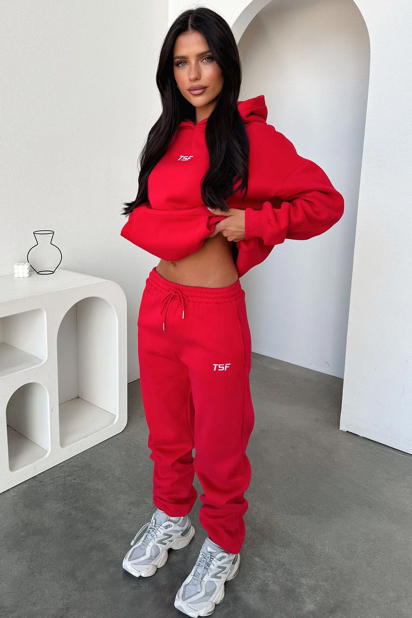 Removable lining Kaztek Hoodie - Red