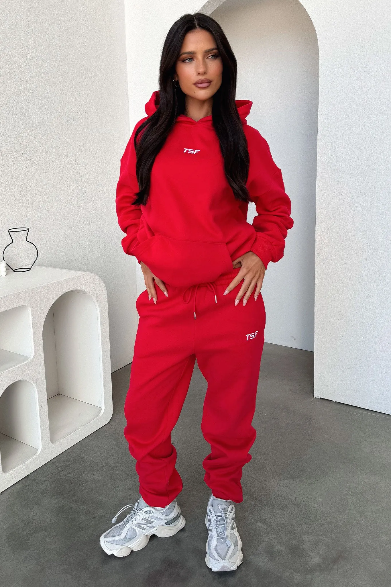 Removable lining Kaztek Hoodie - Red