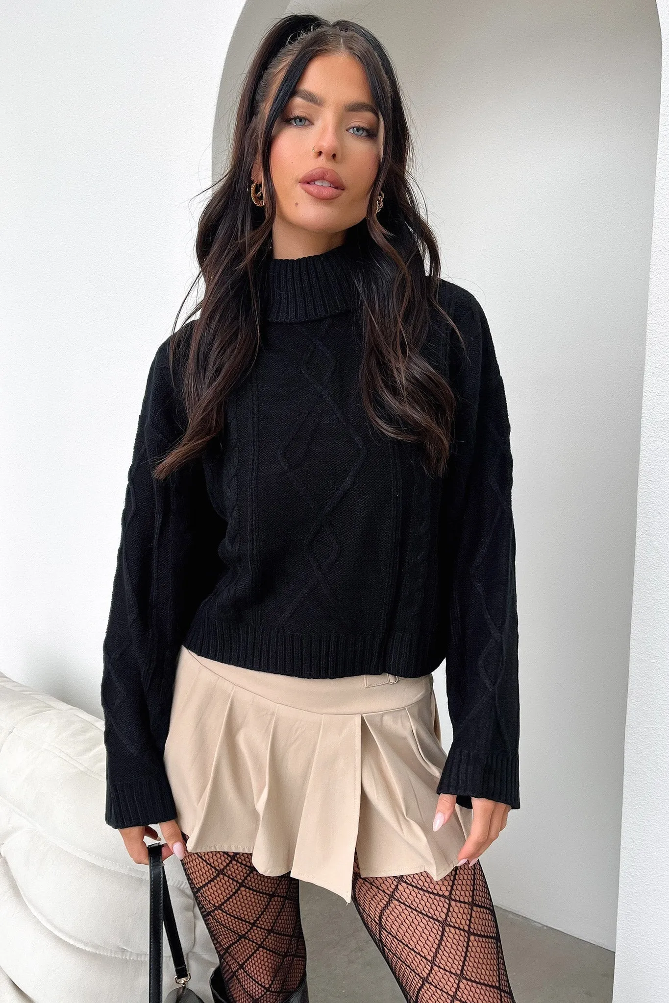 Rian Knit Jumper - Black Signature Daily Piece