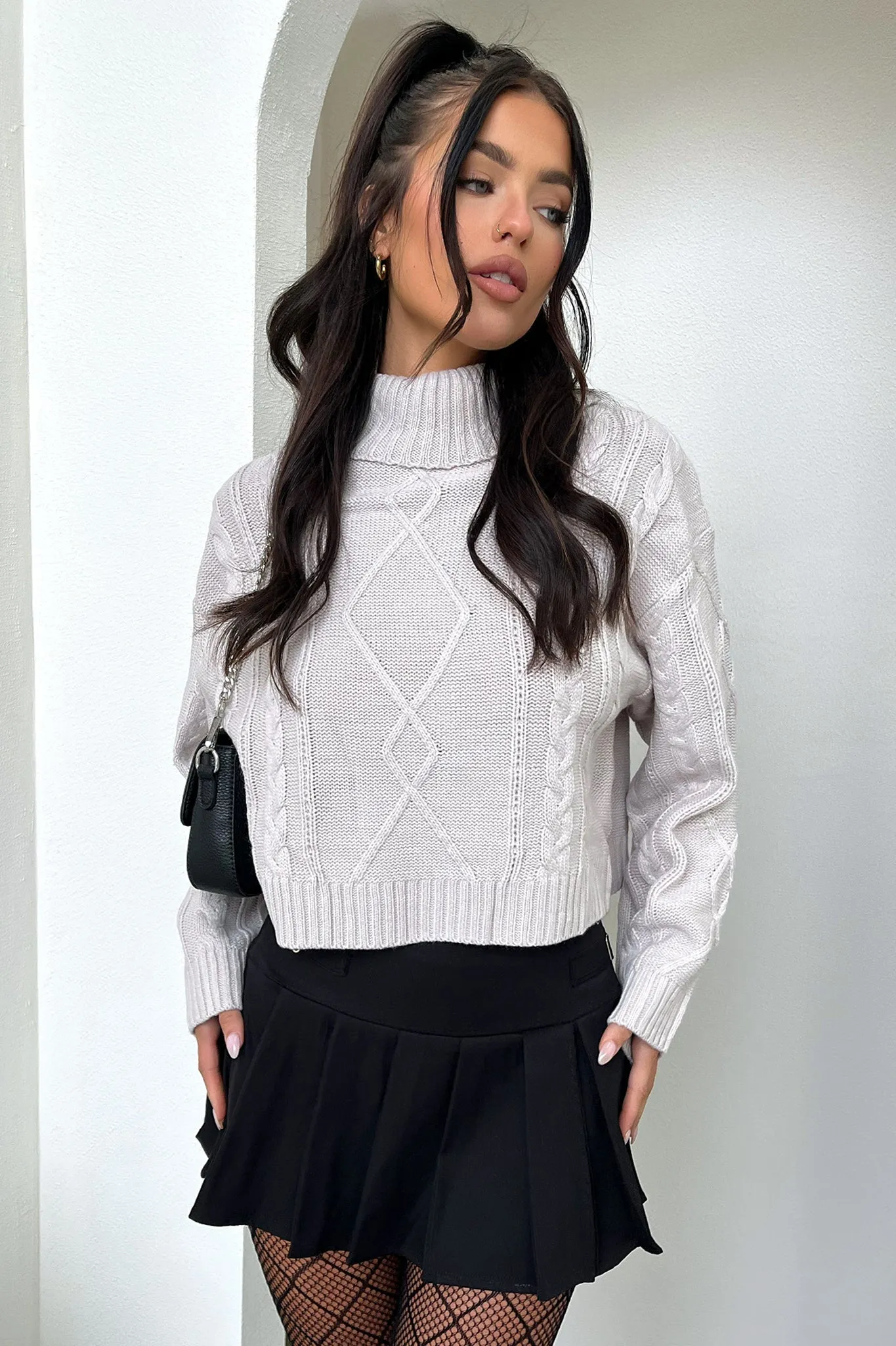Rian Knit Jumper - Grey Cold Weather Ready