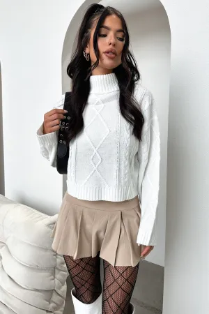Neutral palette Rian Knit Jumper - White