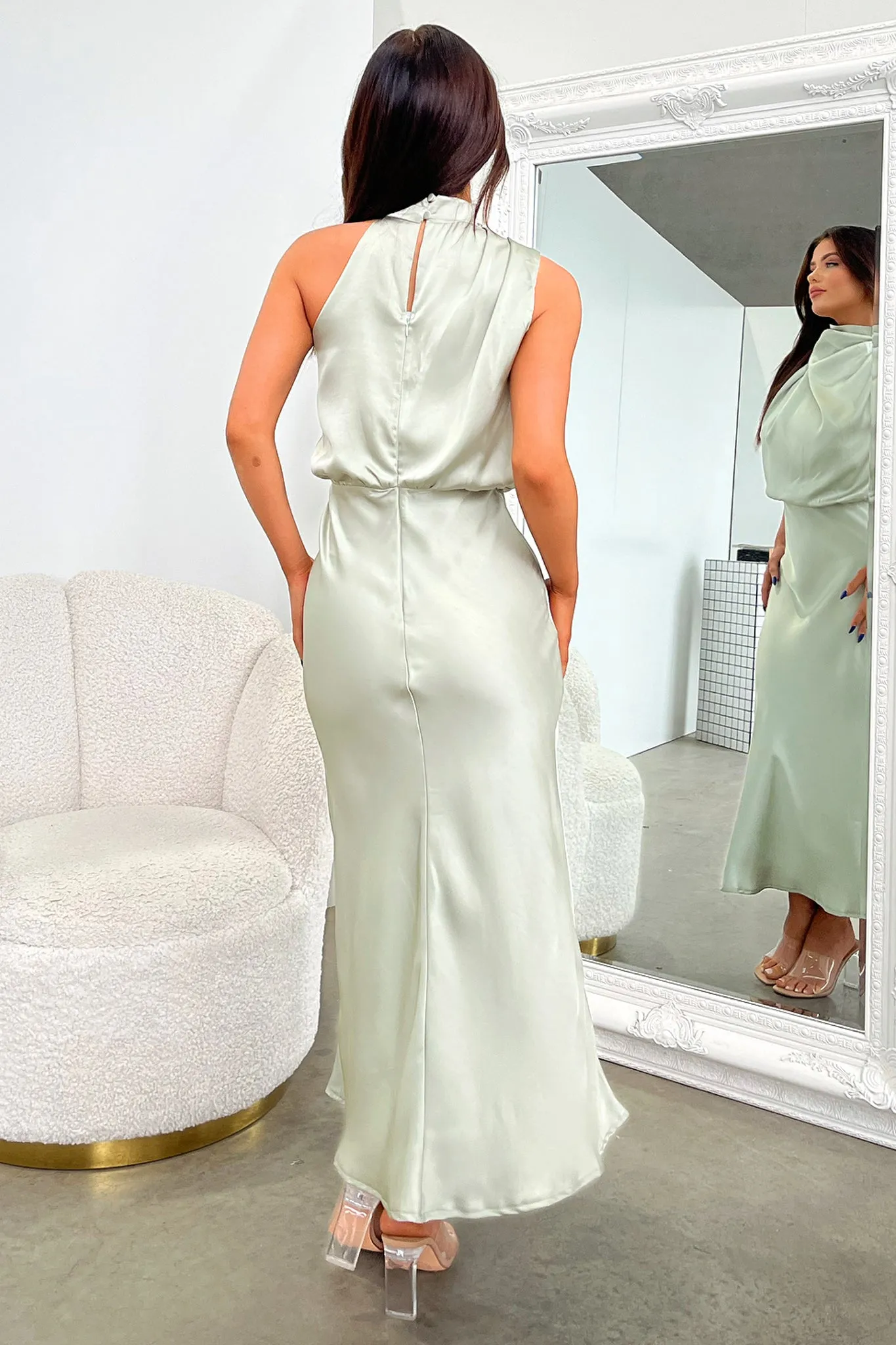 Rich Color Santorini Maxi Dress - Sage