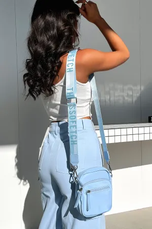 Rubab Cross Body Bag - Blue Sleek and modern tote Polished office bag