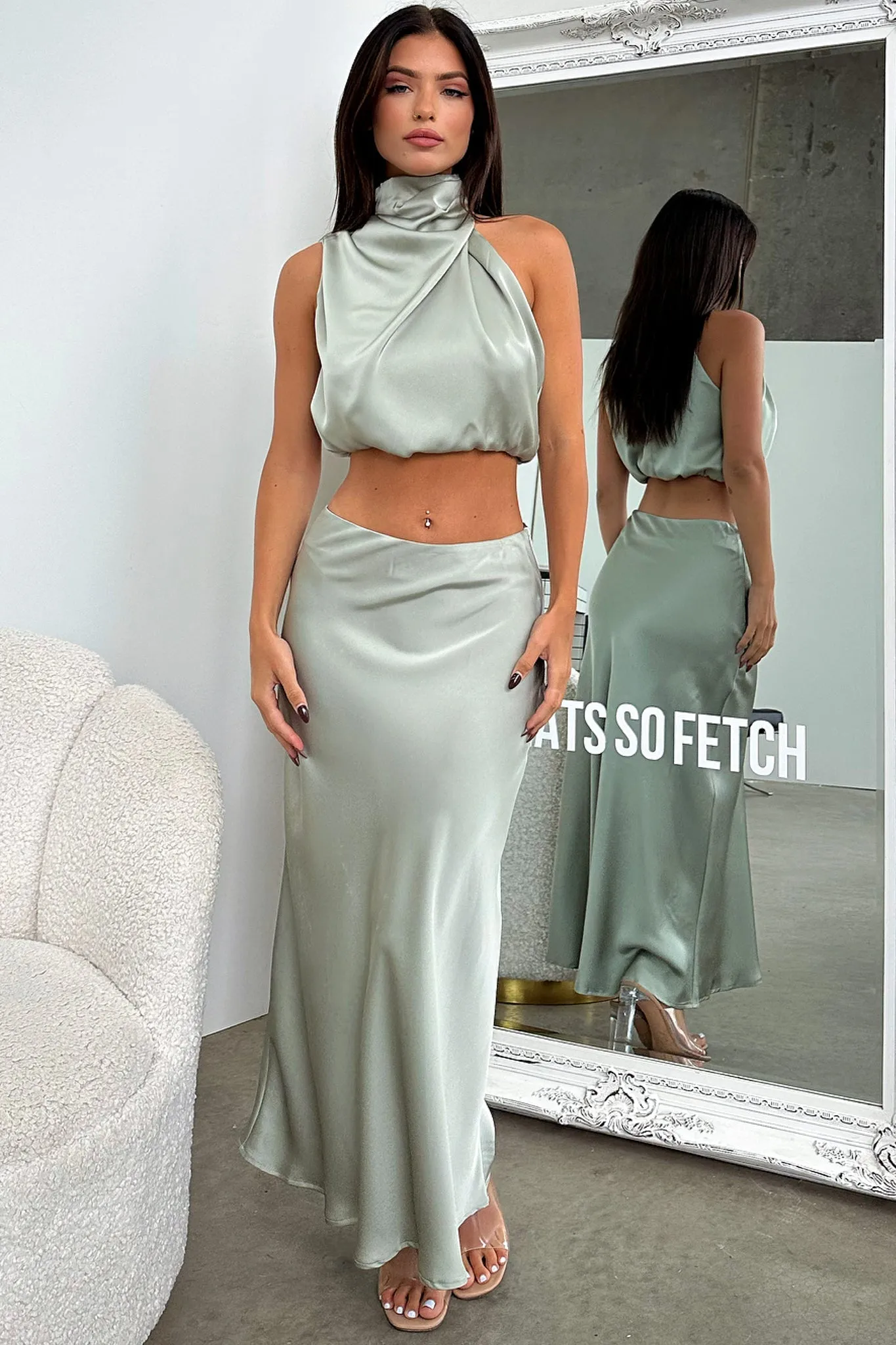 Santorini Top - Sage Active Cool