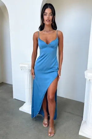 Sunset Peak Sarcia Maxi Dress - Blue