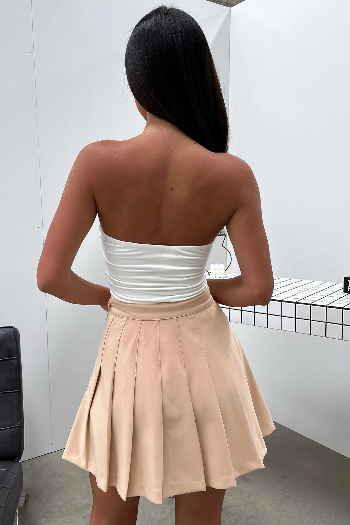 Season Ready Kareena Skirt - Tan