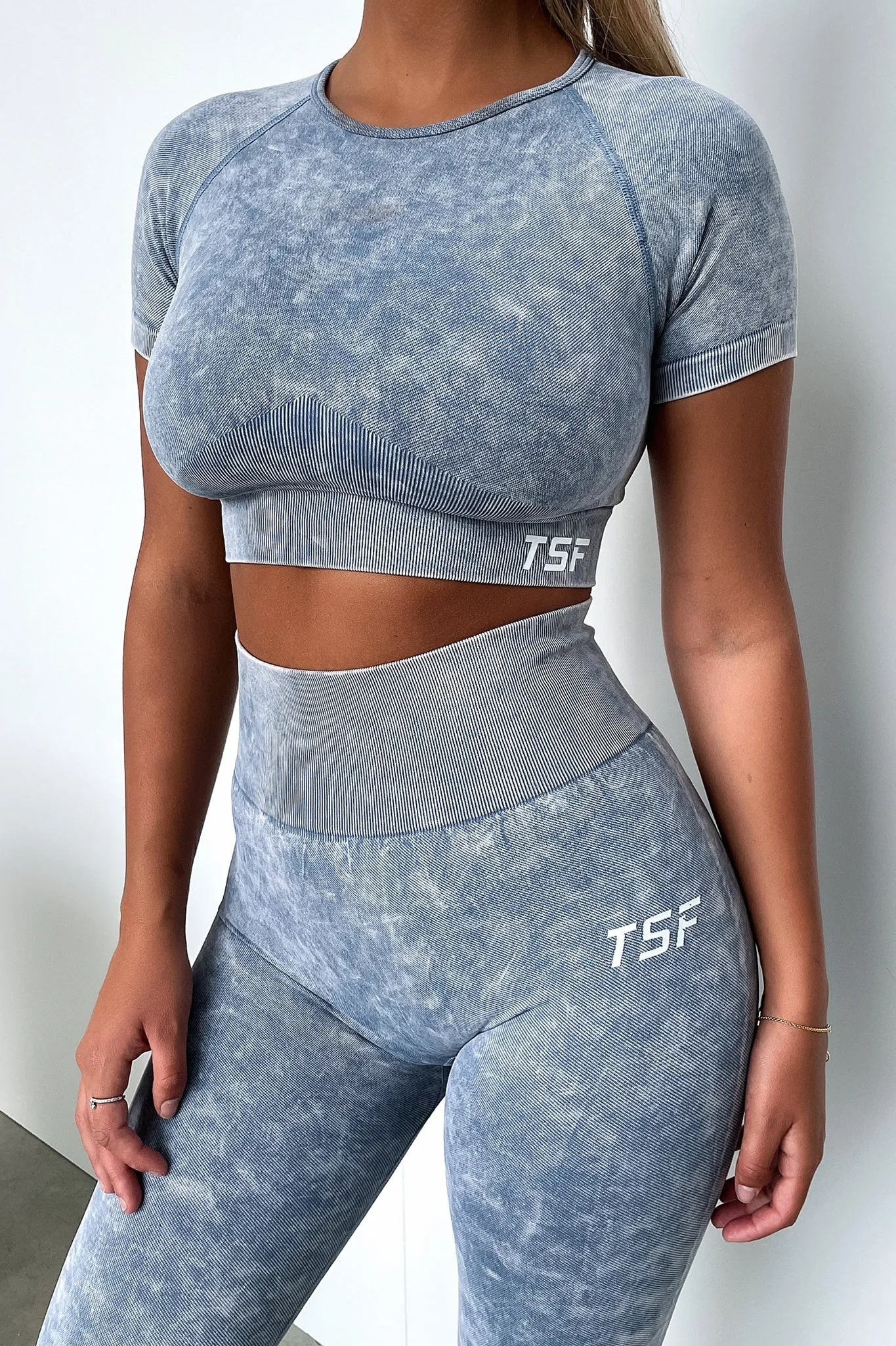 Secure Storage Caz Short Sleeve Top - Blue
