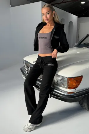 Adjustable Waist Series 10 Low Rise Sweatpants - Black