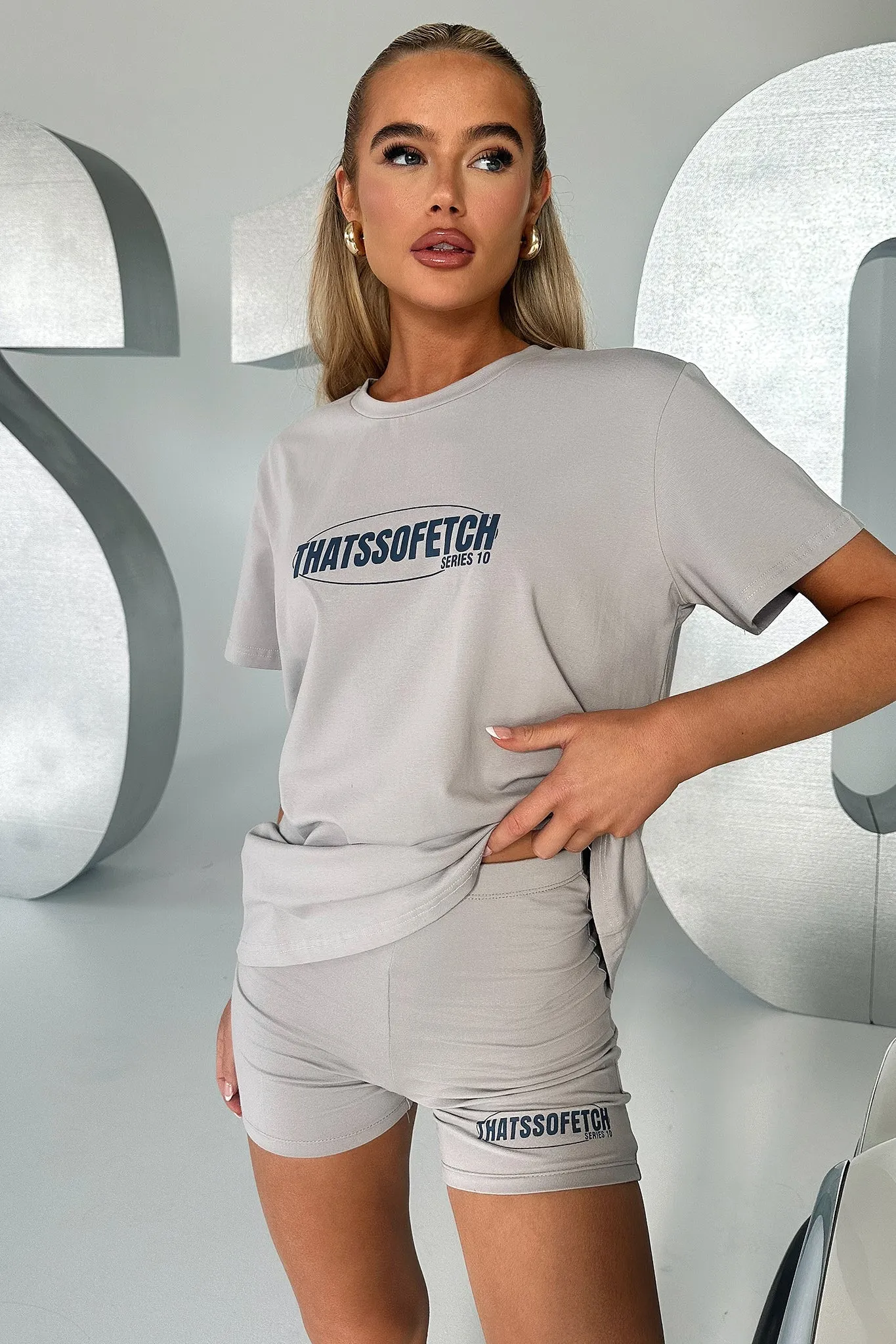 Chambray Series 10 Oversized Tee - Grey