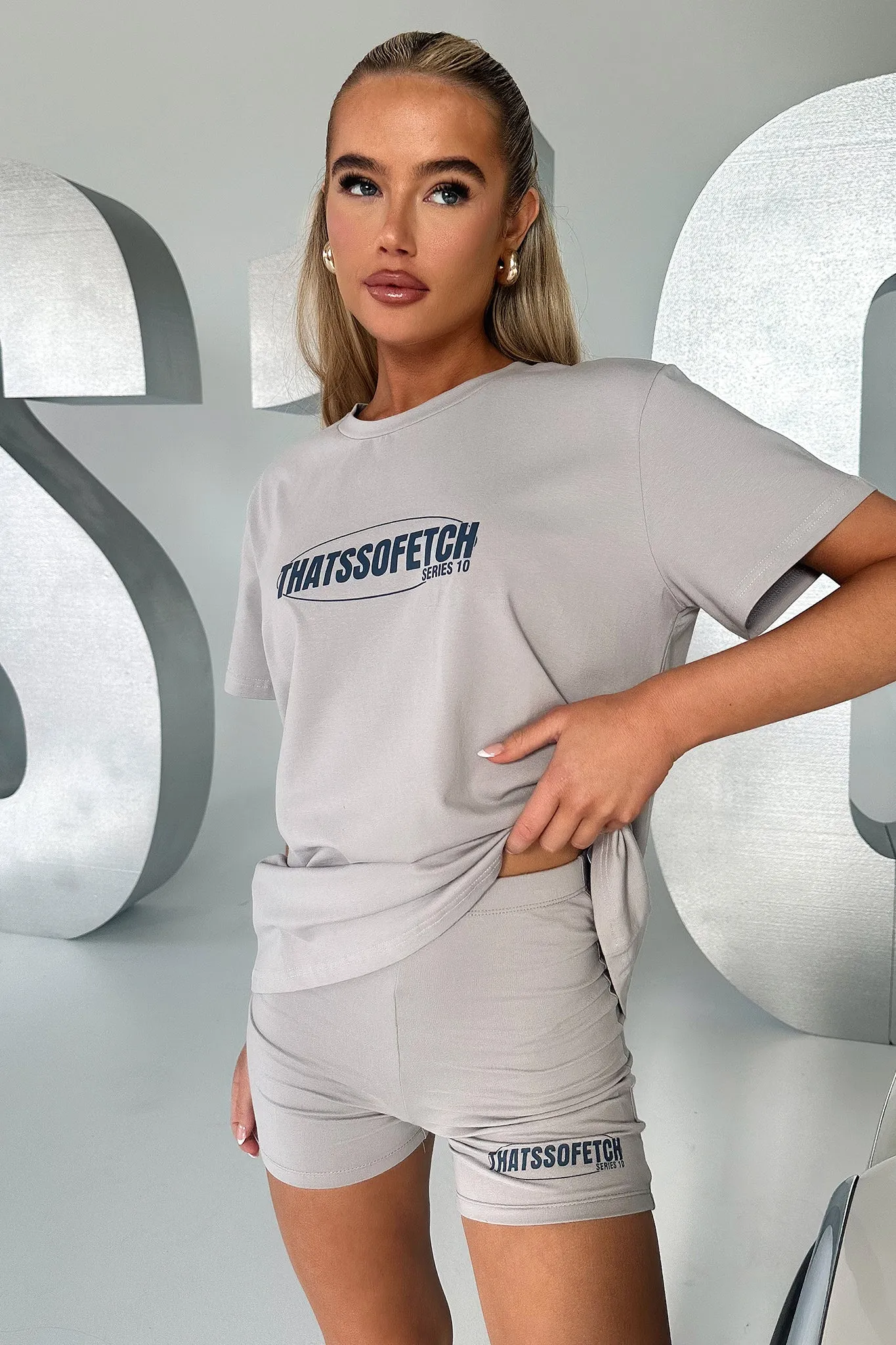 Series 10 Oversized Tee - Grey Fashion Ready