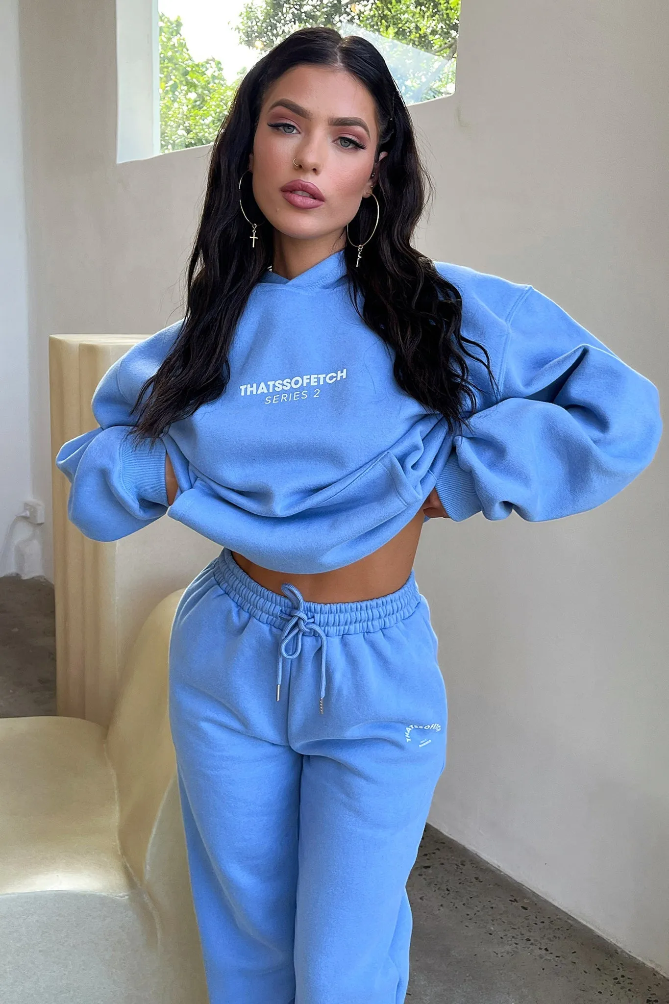 Series 2 Sweatpants - Blue Smooth Fabric