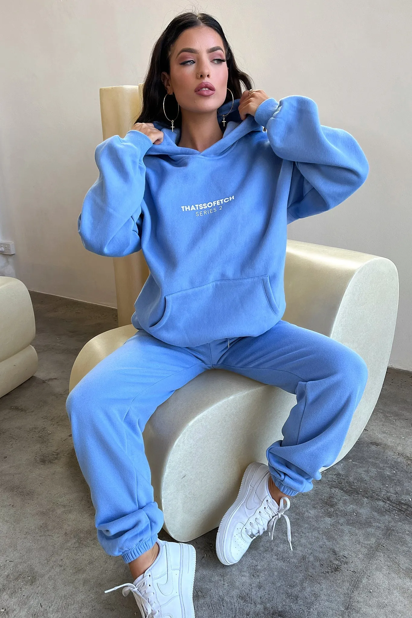 Series 2 Sweatpants - Blue Smooth Fabric