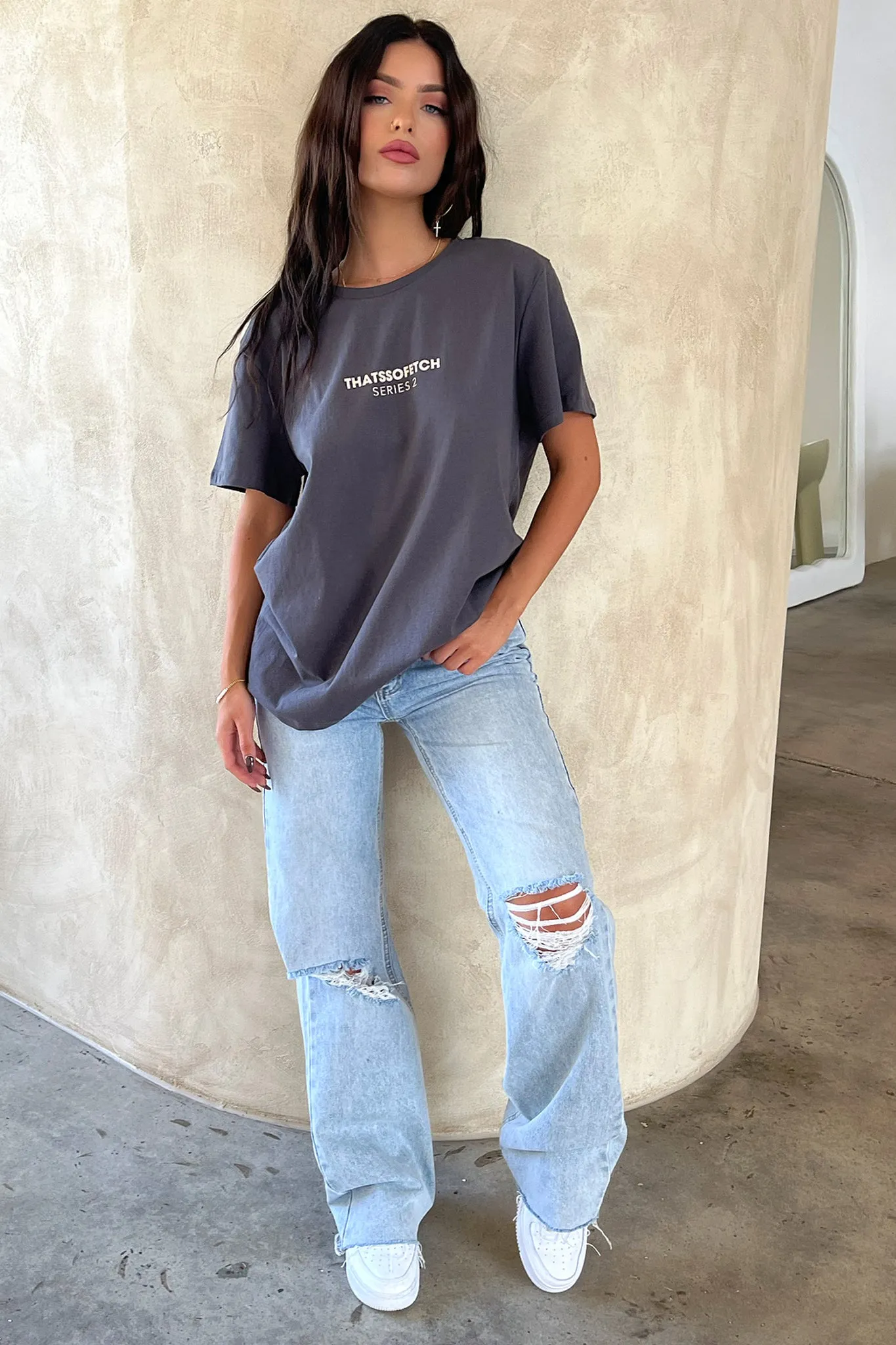 Series 2 Tee - Charcoal Lifestyle Look