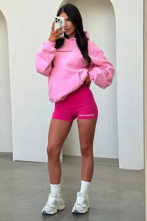 Series 3 Bike Shorts - Hot Pink cargo style Metallic accents