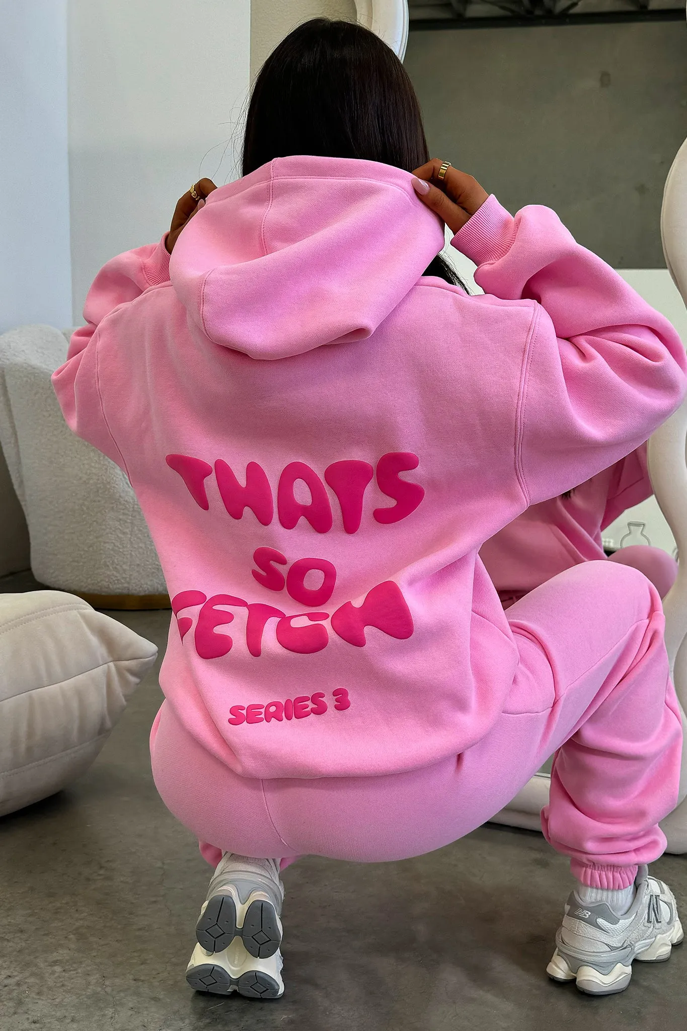 Series 3 Hoodie - Light Pink Errand Approved