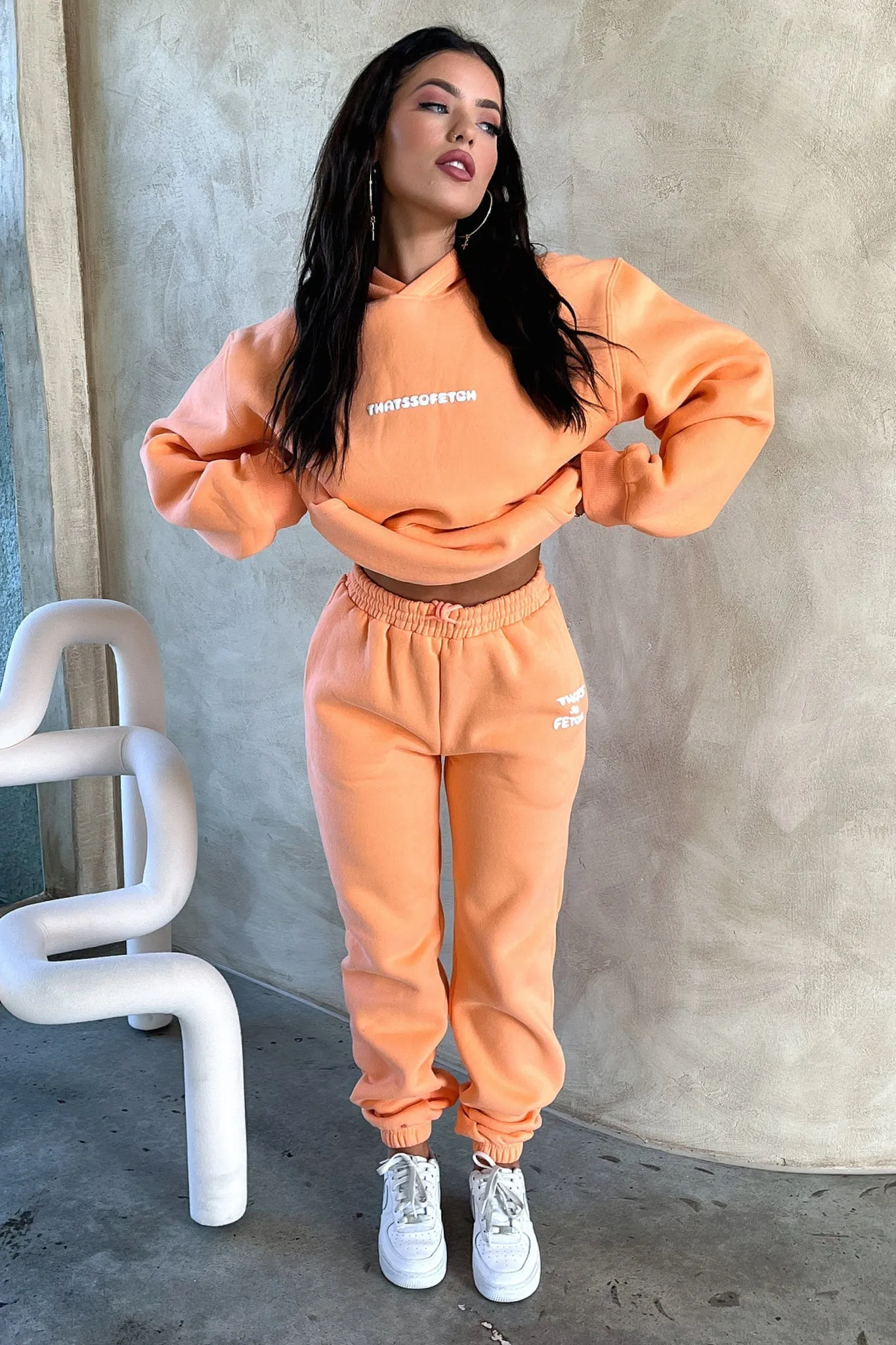 Series 3 Hoodie - Peach Casual Refinement