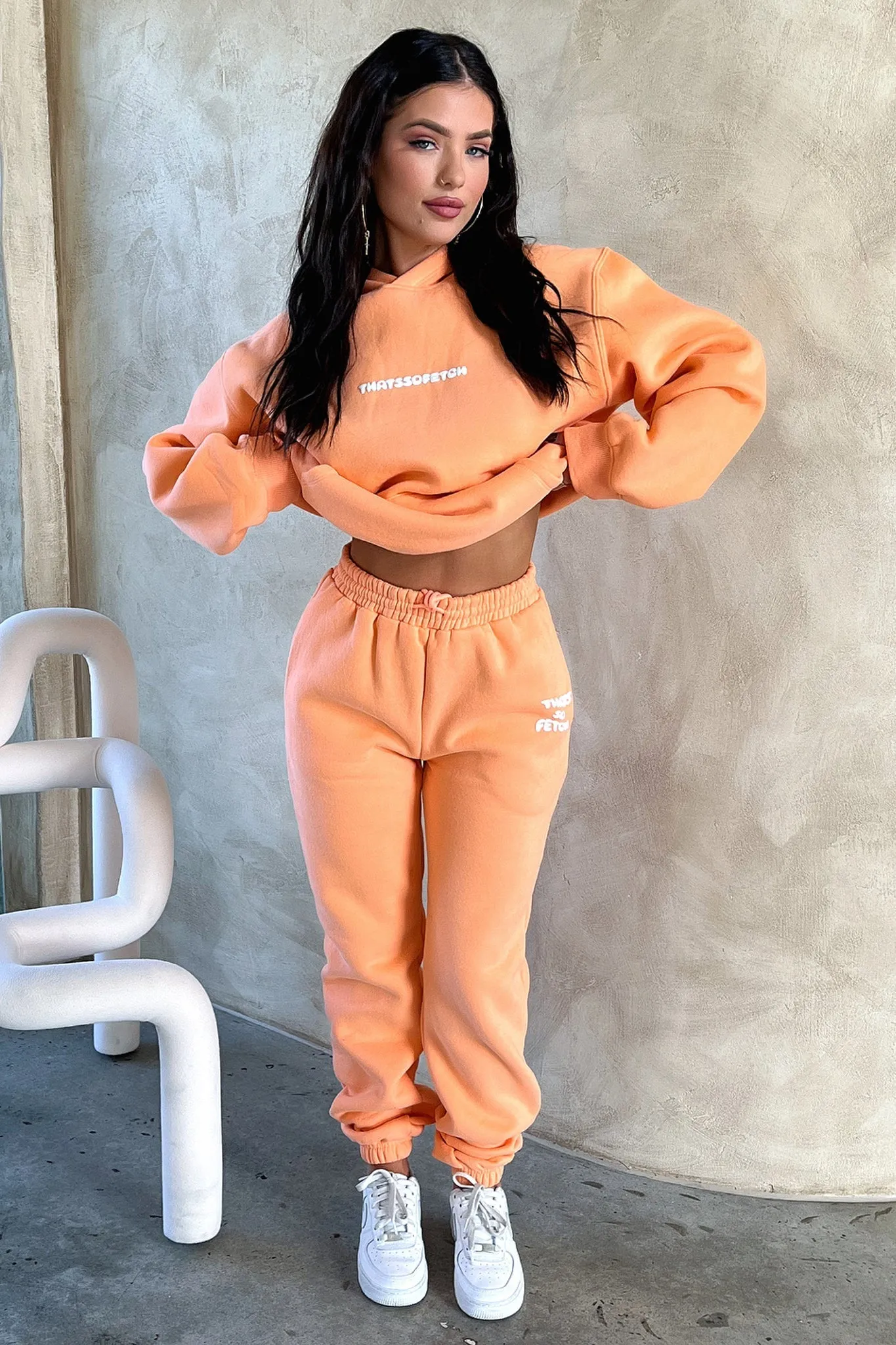 Series 3 Hoodie - Peach Casual Refinement