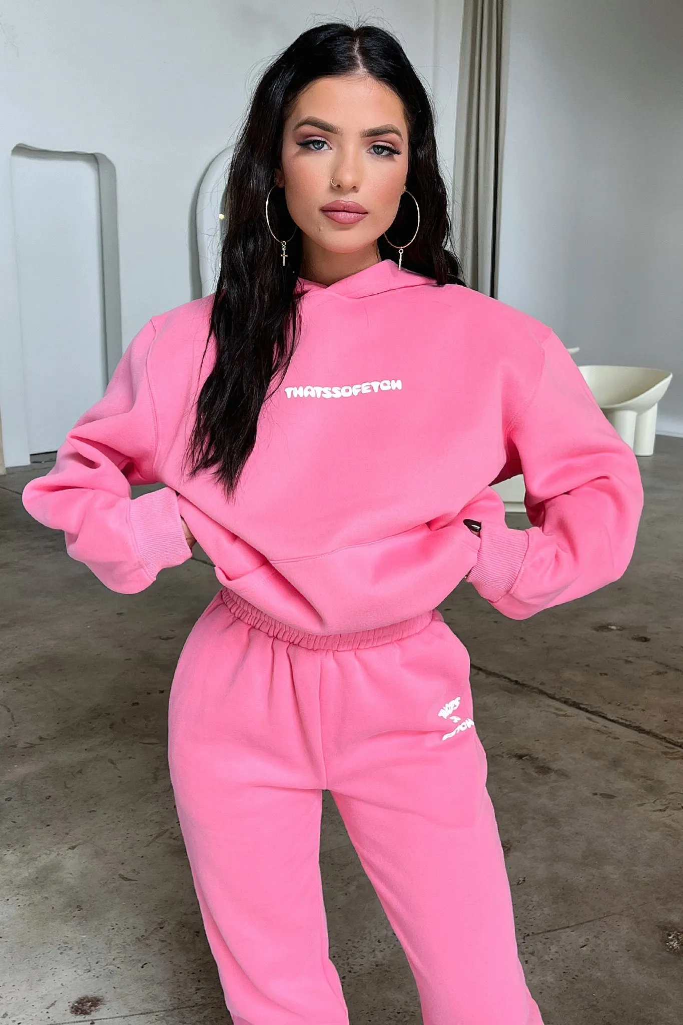 Series 3 Hoodie - Pink Matte Fabric