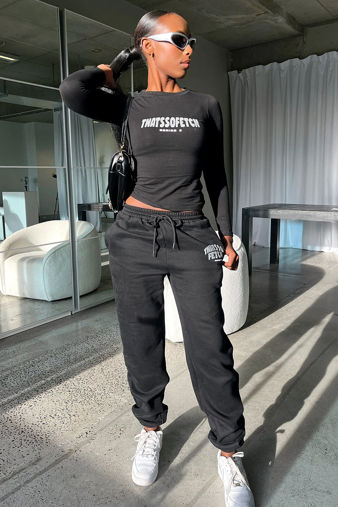 Series 5 Sweatpants - Black Seasonless wear Office Friendly