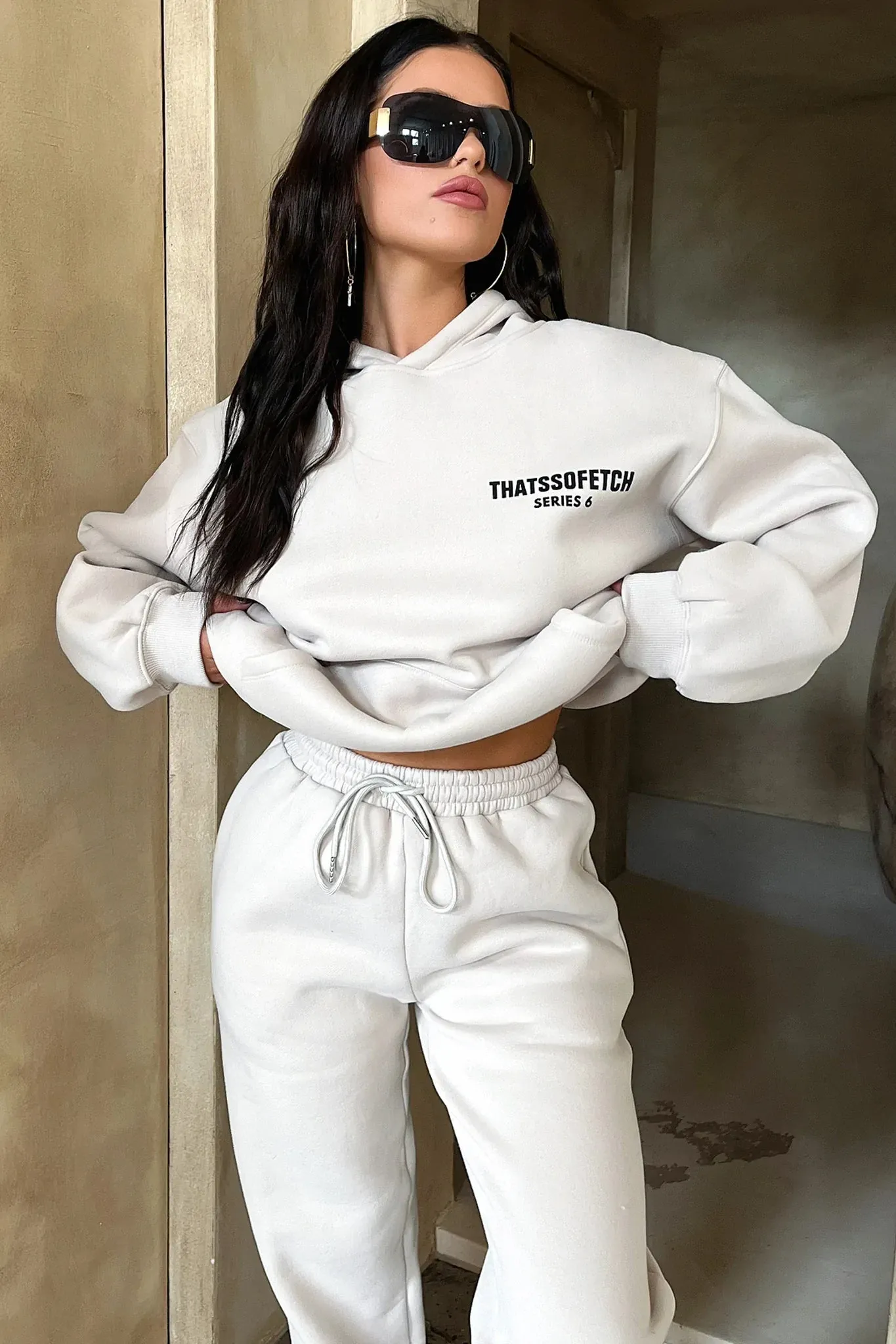 Series 6 Sweatpants - Bone Relaxed Fit
