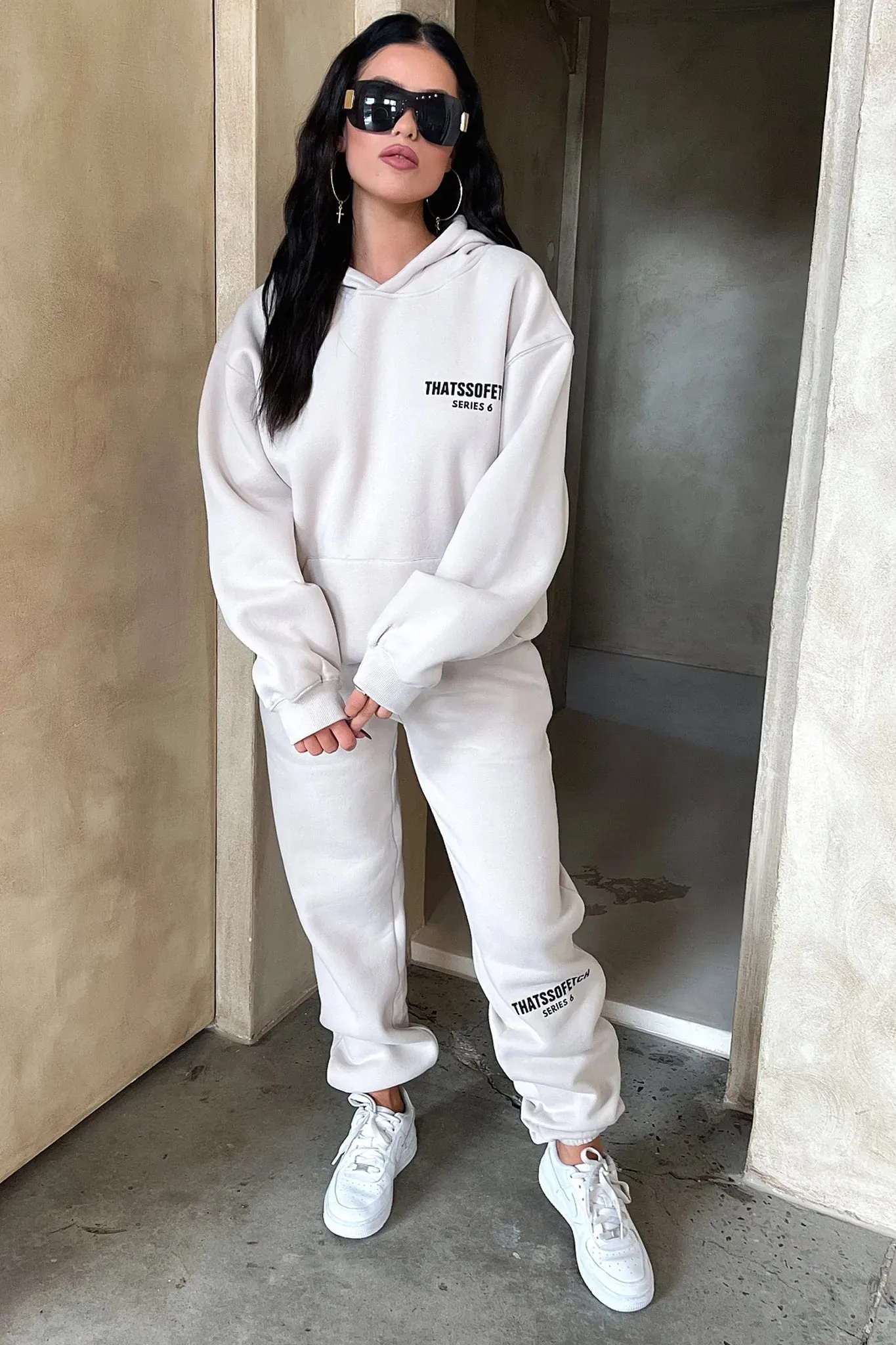 Series 6 Sweatpants - Bone Relaxed Fit