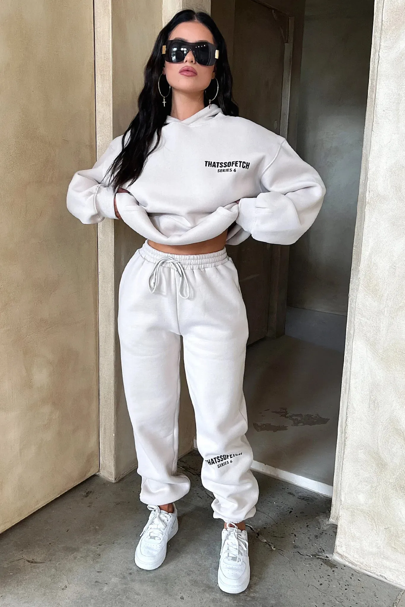 Series 6 Sweatpants - Bone Cozy Stretch
