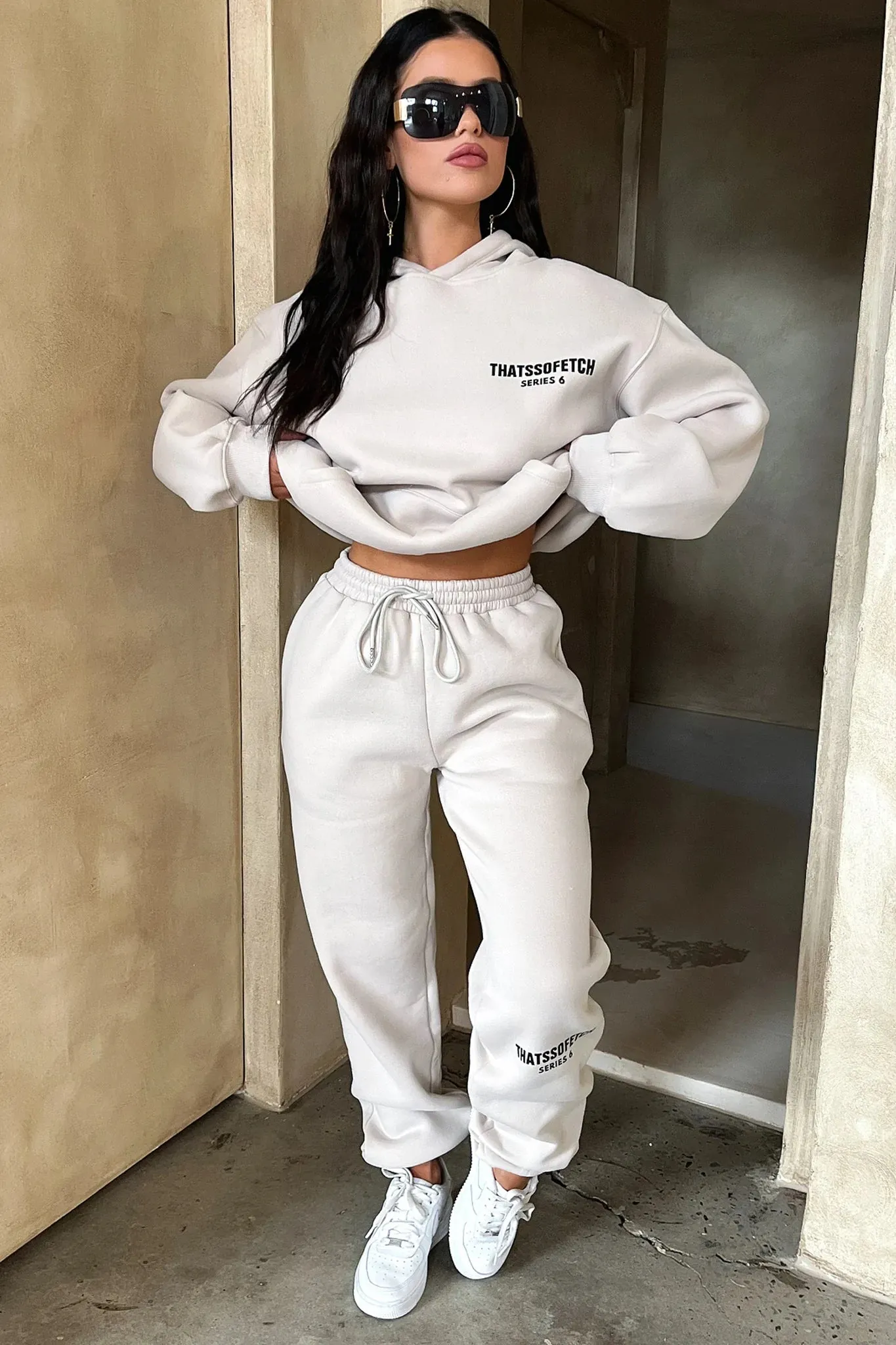 Series 6 Sweatpants - Bone Relaxed Fit