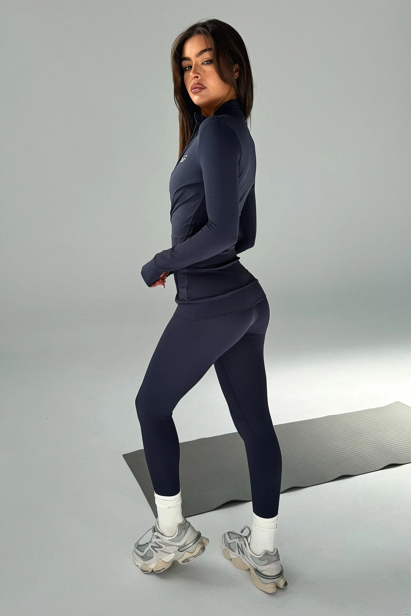 Sharp Lines Brooks Zip Jacket - Navy