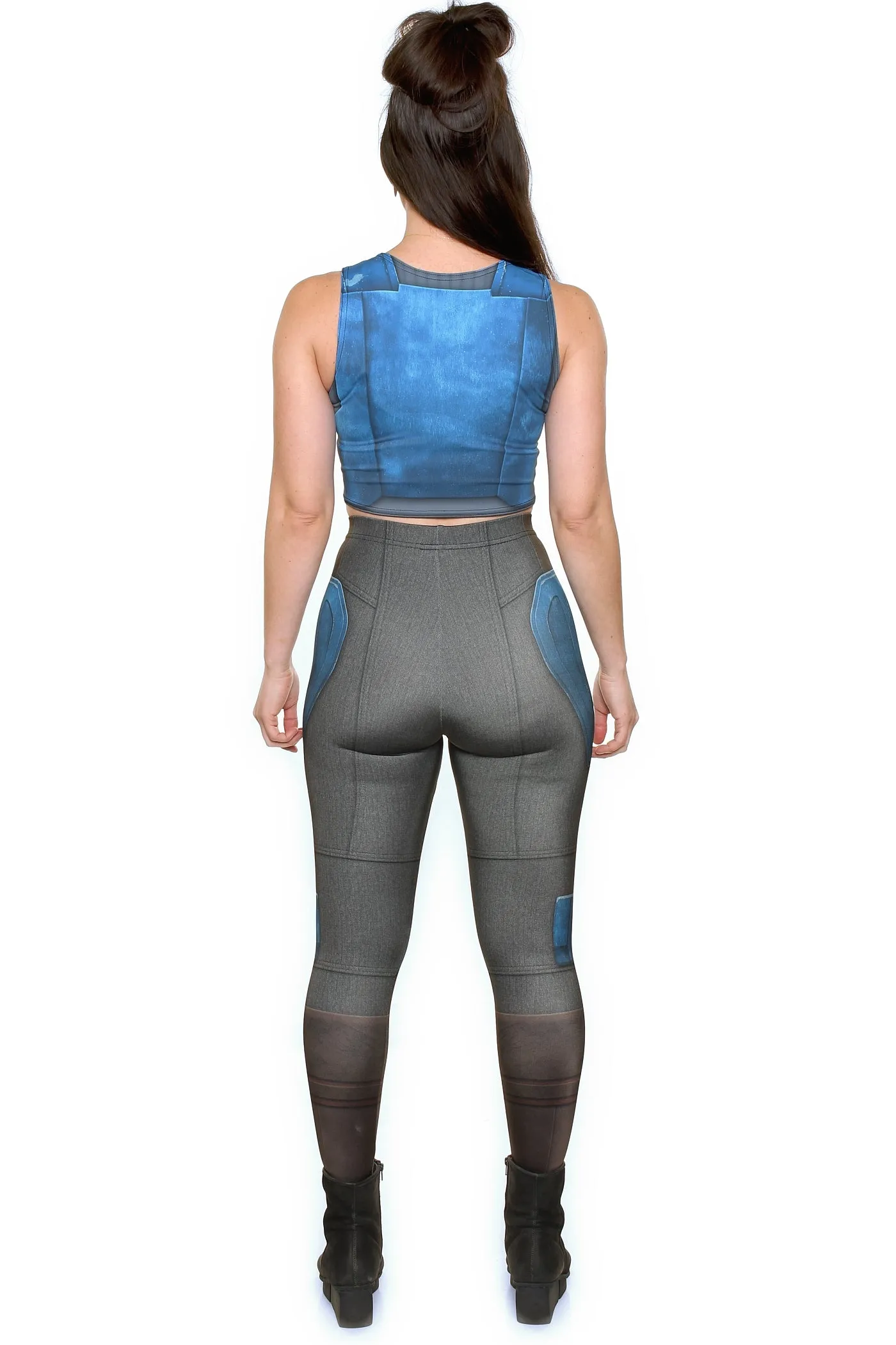 shock - absorbing Nighthawk Blue Leggings