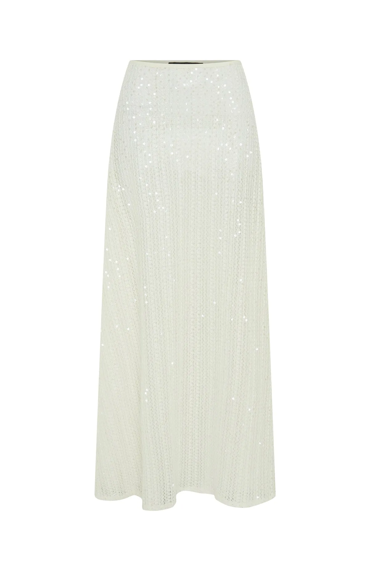 Side Ties Beach Bound Maxi Skirt Pearl