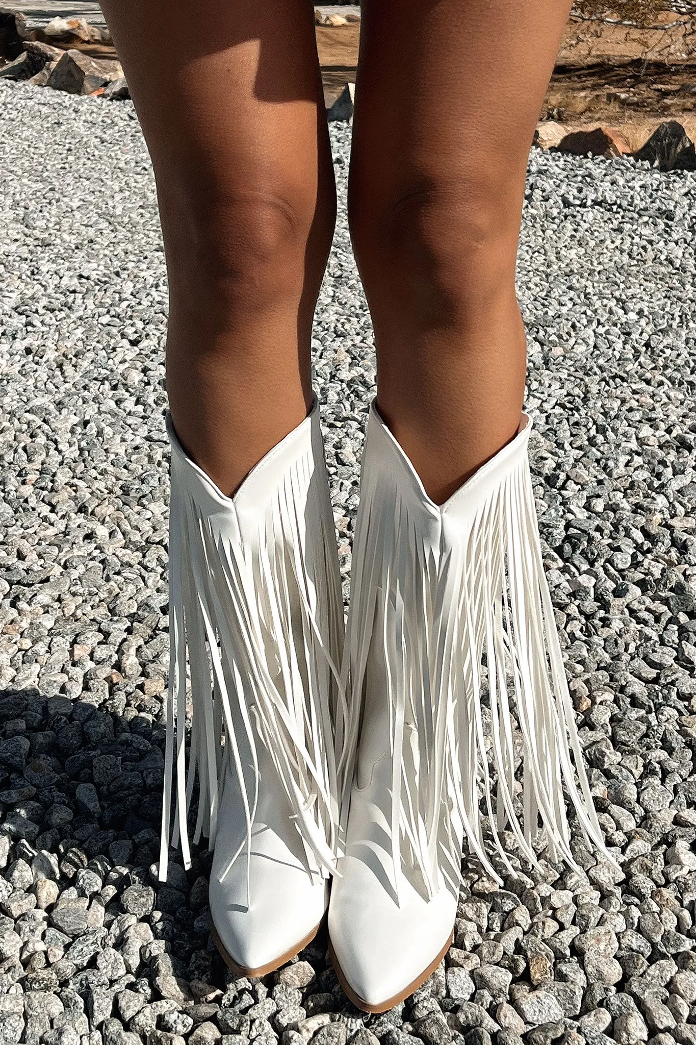 slim fit Cassidy Boots - White