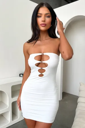 Miami Mini Dress - White Fun Shine Eye Candy
